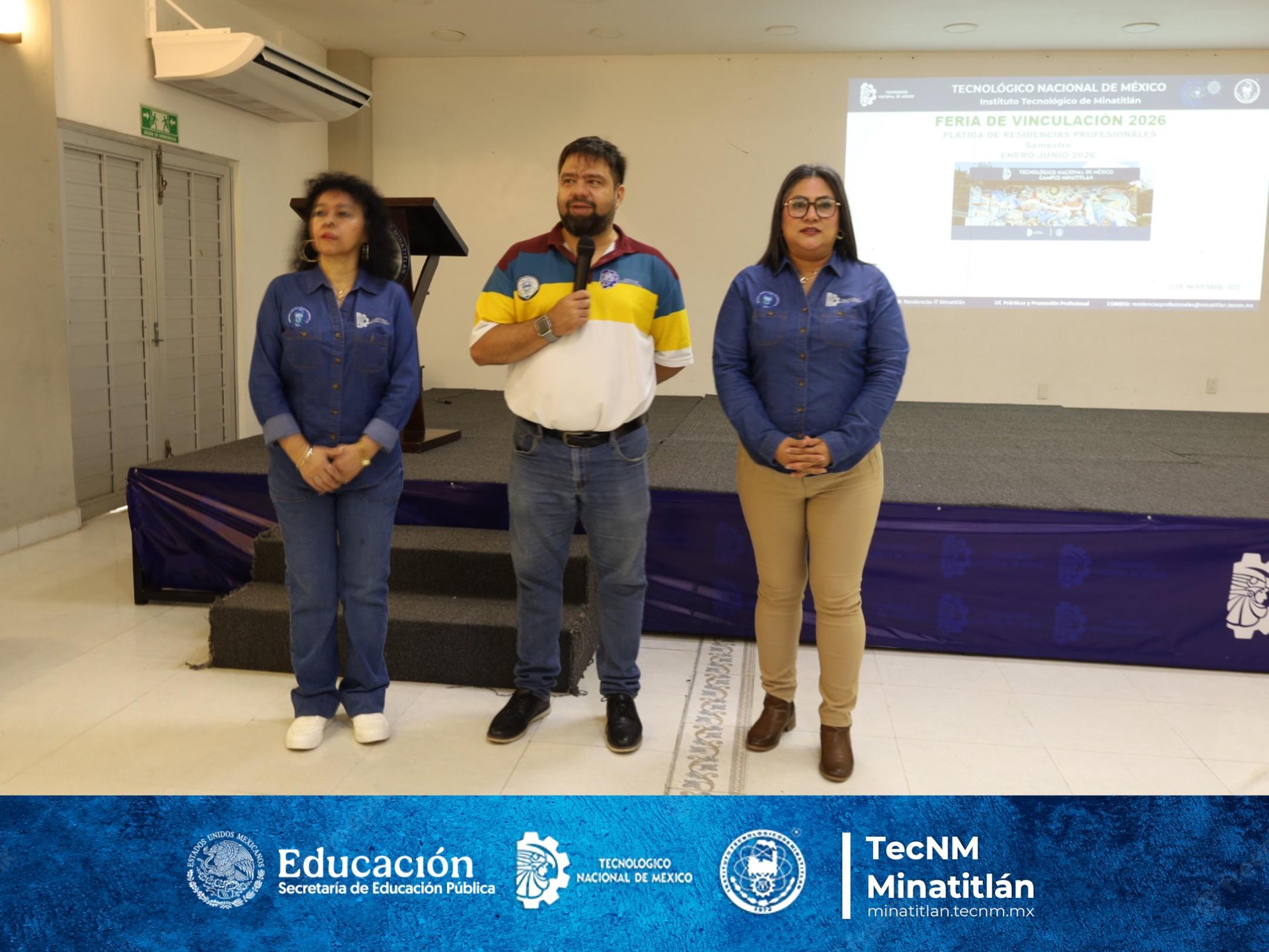 TECMINA REALIZA GRAN FERIA DE VINCULACIÓN EMPRESARIAL PARA ALUMNOS QUE REALIZARAN RESIDENCIAS PROFESIONALES EN EL PERIODO ENERO-JUNIO 2026