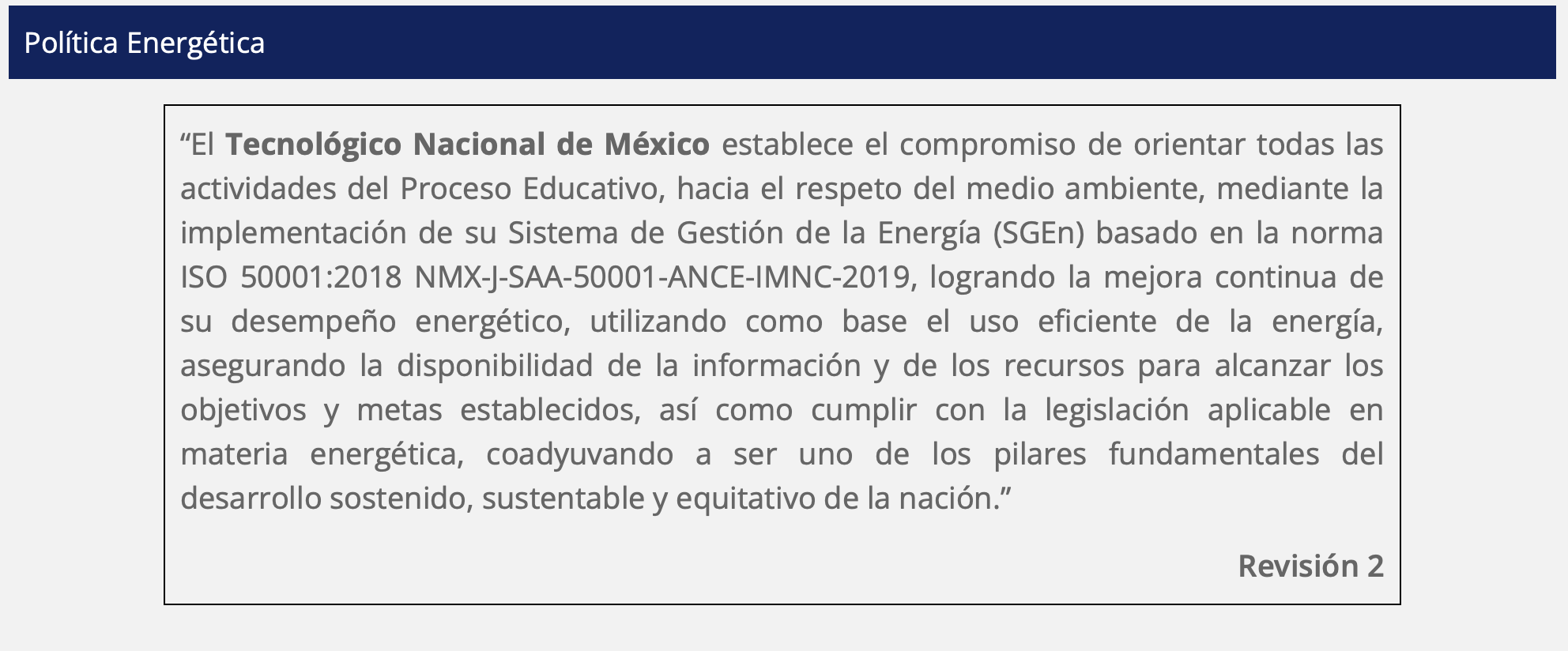 CONCIENTIZATEC: CONOCE LA POLÍTICA ENERGÉTICA DEL TECNM Y LAS ACCIONES DEL TEC DE MINATITLÁN EN PRO DEL SISTEMA DE GESTIÓN DE LA ENERGÍA