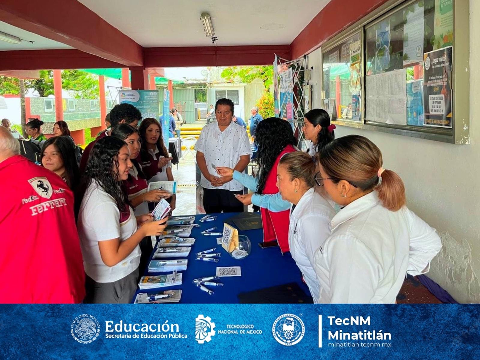 INSTITUTO TECNOLÓGICO DE MINATITLÁN PARTICIPA EN LA FERIA PROFESIOGRÁFICA DEL CBTIS 85 DE COATZACOALCOS
