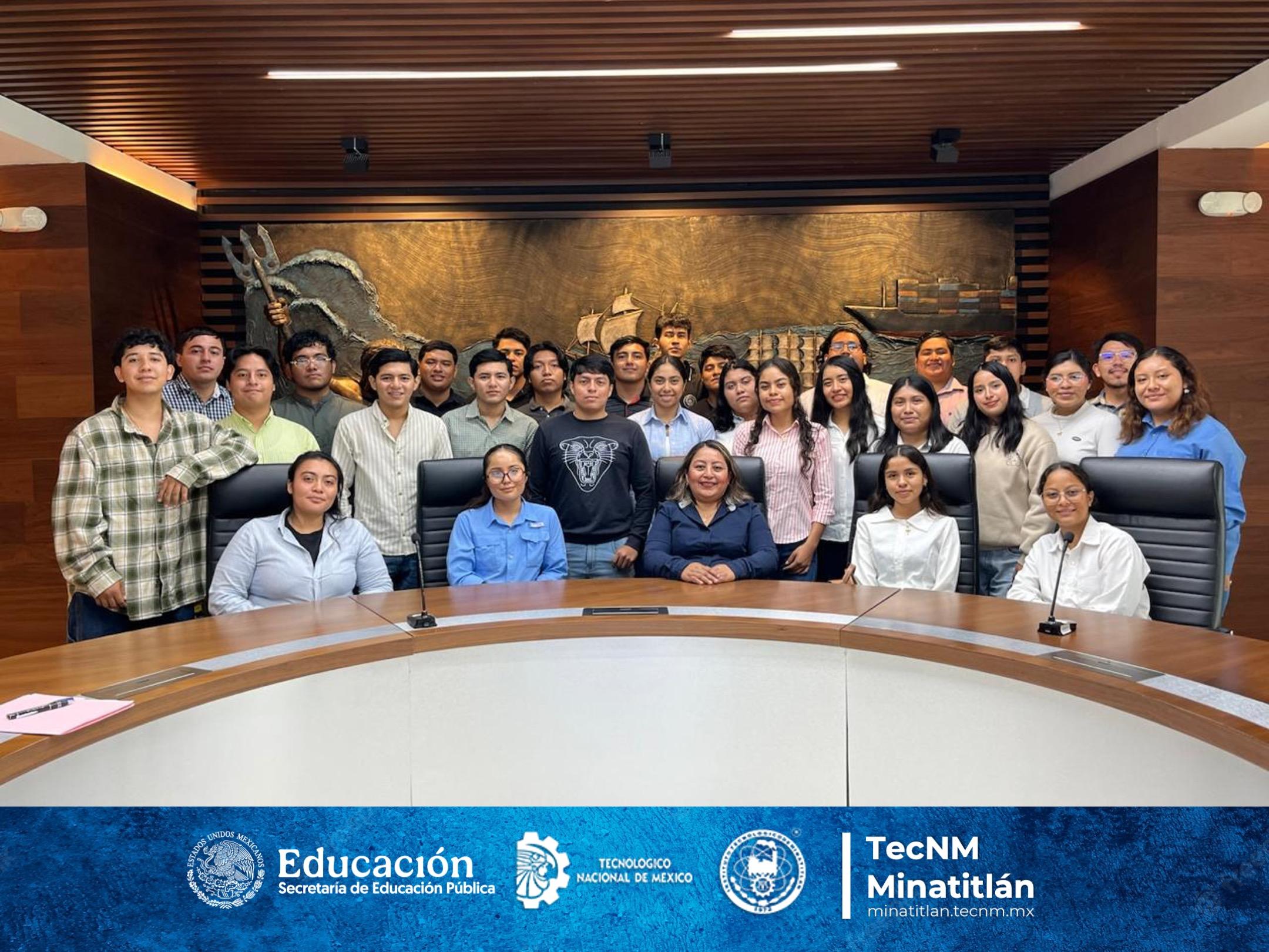 ESTUDIANTES DEL TECNM MINATITLÁN REALIZAN VISITA INDUSTRIAL A ASIPONA COATZACOALCOS