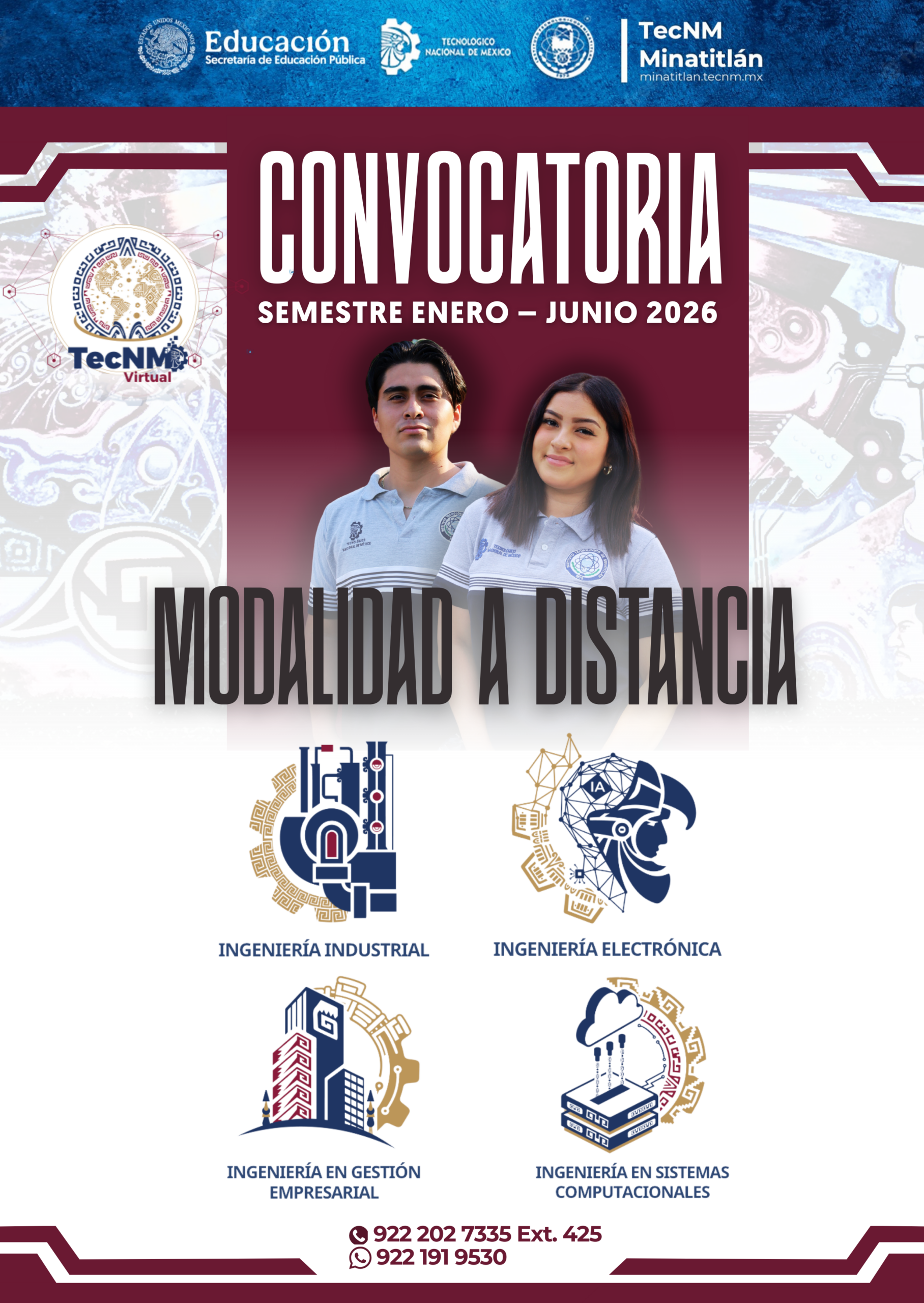 ESTUDIA EN EL TEC DE MINA EN LA MODALIDAD VIRTUAL (A DISTANCIA)