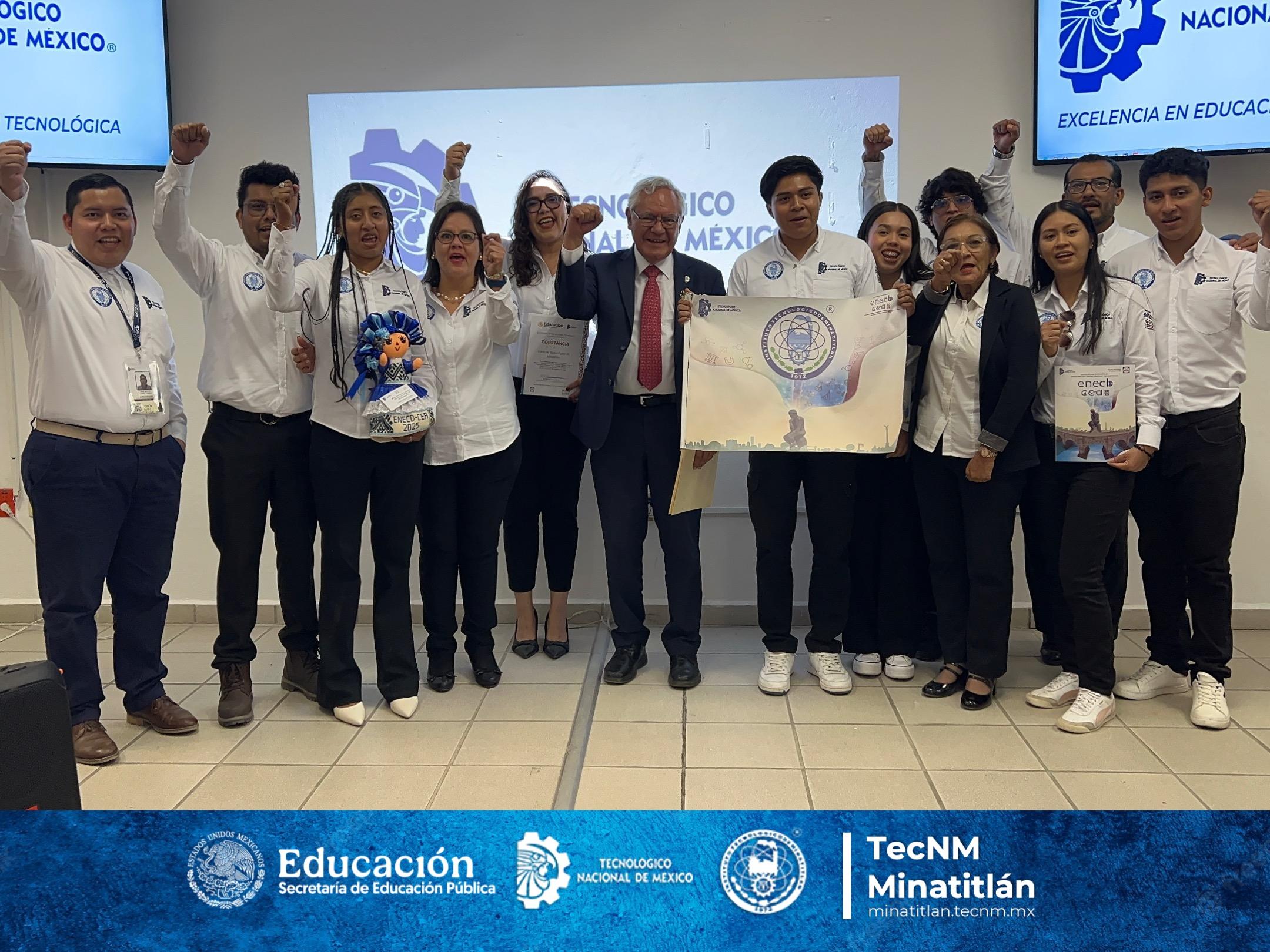 CELEBRAMOS LA DESTACADA PARTICIPACIÓN DE NUESTRA DELEGACIÓN DEL TECNOLÓGICO DE MINATITLÁN EN EL EXAMEN NACIONAL DEL ENECByCEA 2025