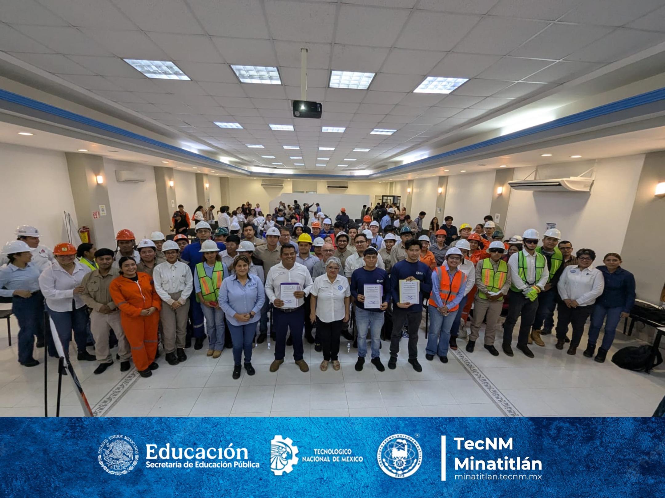 TECNOLÓGICO DE MINATITLÁN IMPARTE CONFERENCIA “SEGURIDAD EN LAS OPERACIONES DE LA INDUSTRIA” PARA FORTALECER LA FORMACIÓN PROFESIONAL DEL ESTUDIANTADO