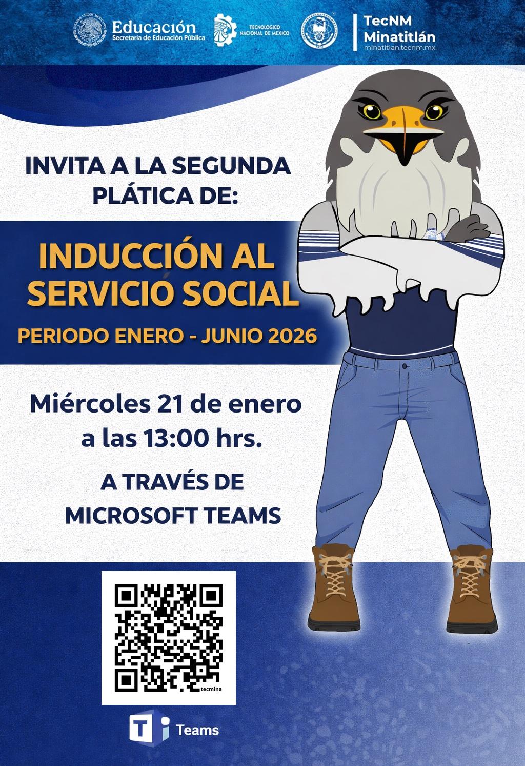 INDUCCIÓN AL SERVICIO SOCIAL (PERIODO ENERO–JUNIO 2026)
