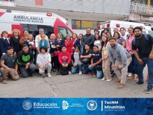 TECNOLÓGICO DE MINATITLÁN REFRENDAMOS NUESTRO COMPROMISO SOCIAL EN ACTO PROTOCOLARIO DE ENTREGA DE AMBULANCIA A LA CRUZ ROJA