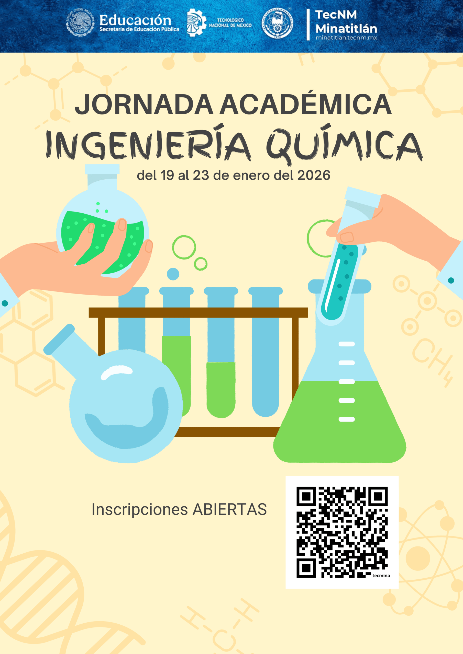 ¡LA INGENIERÍA QUÍMICA ESTÁ EN MOVIMIENTO EN EL TEC DE MINATITLÁN!