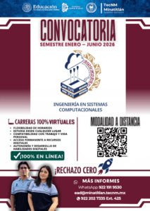 ¡EN EL TECMINA TU FUTURO NO TIENE FRONTERAS!