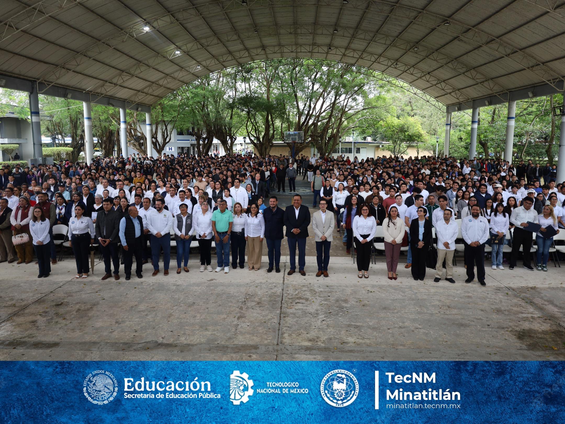 MTRO. SERGIO FERNANDO GARIBAY ARMENTA PRESIDE MAGNA CEREMONIA DE INICIO DE CURSOS ENERO – JUNIO 2026 EN EL TECNM MINATITLÁN