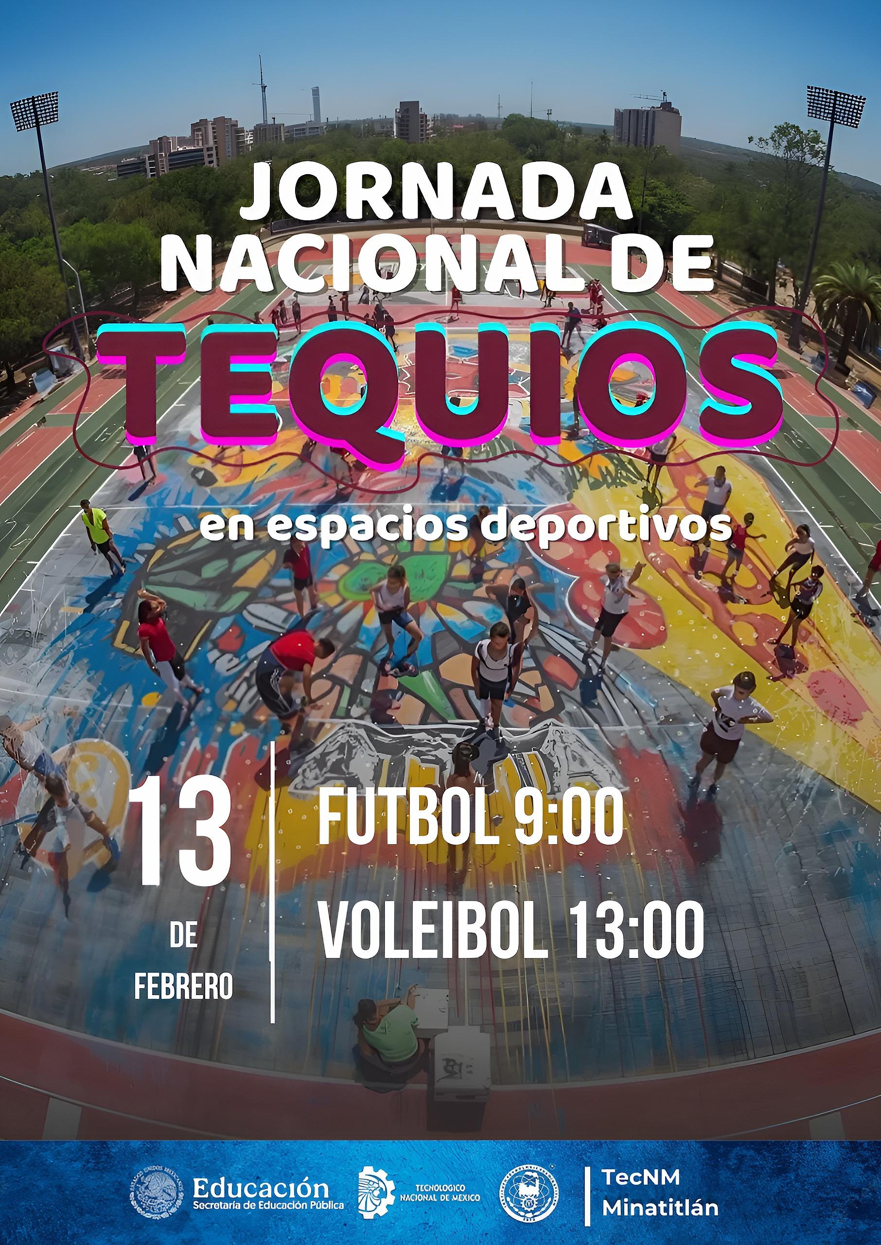 JORNADA NACIONAL DE TEQUIOS EN ESPACIOS DEPORTIVOS