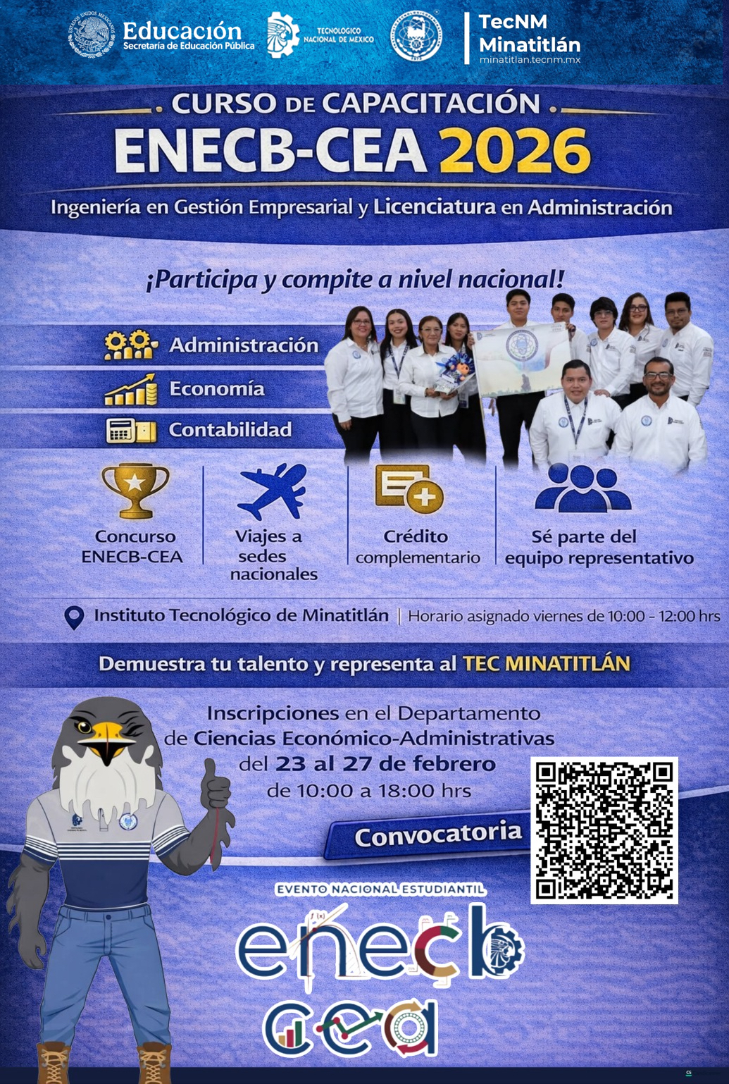 ¡INSCRÍBETE AL CURSO DE CAPACITACIÓN ENECGB-CEA 2026!