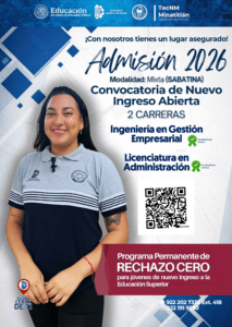 ¡CONVOCATORIA MODALIDAD MIXTA (SABATINO) AGOSTO – DICIEMBRE 2026!