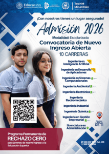 ¡CONVOCATORIA NUEVO INGRESO AGOSTO – DICIEMBRE 2026!