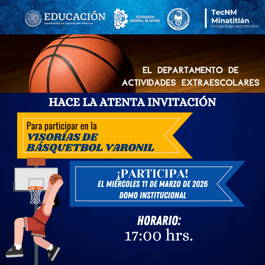 VISORÍAS EQUIPO DE BÁSQUETBOL VARONIL