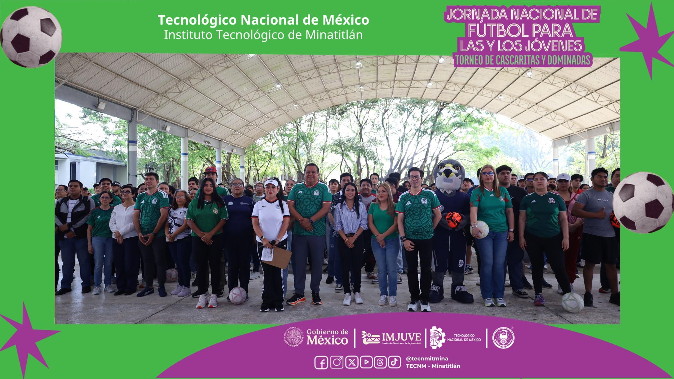 TECNM MINATITLÁN CONCLUYE CON ÉXITO LA JORNADA NACIONAL DE FÚTBOL RUMBO AL MUNDIAL 2026, FORTALECIENDO LA UNIÓN Y EL ESPÍRITU COMUNITARIO
