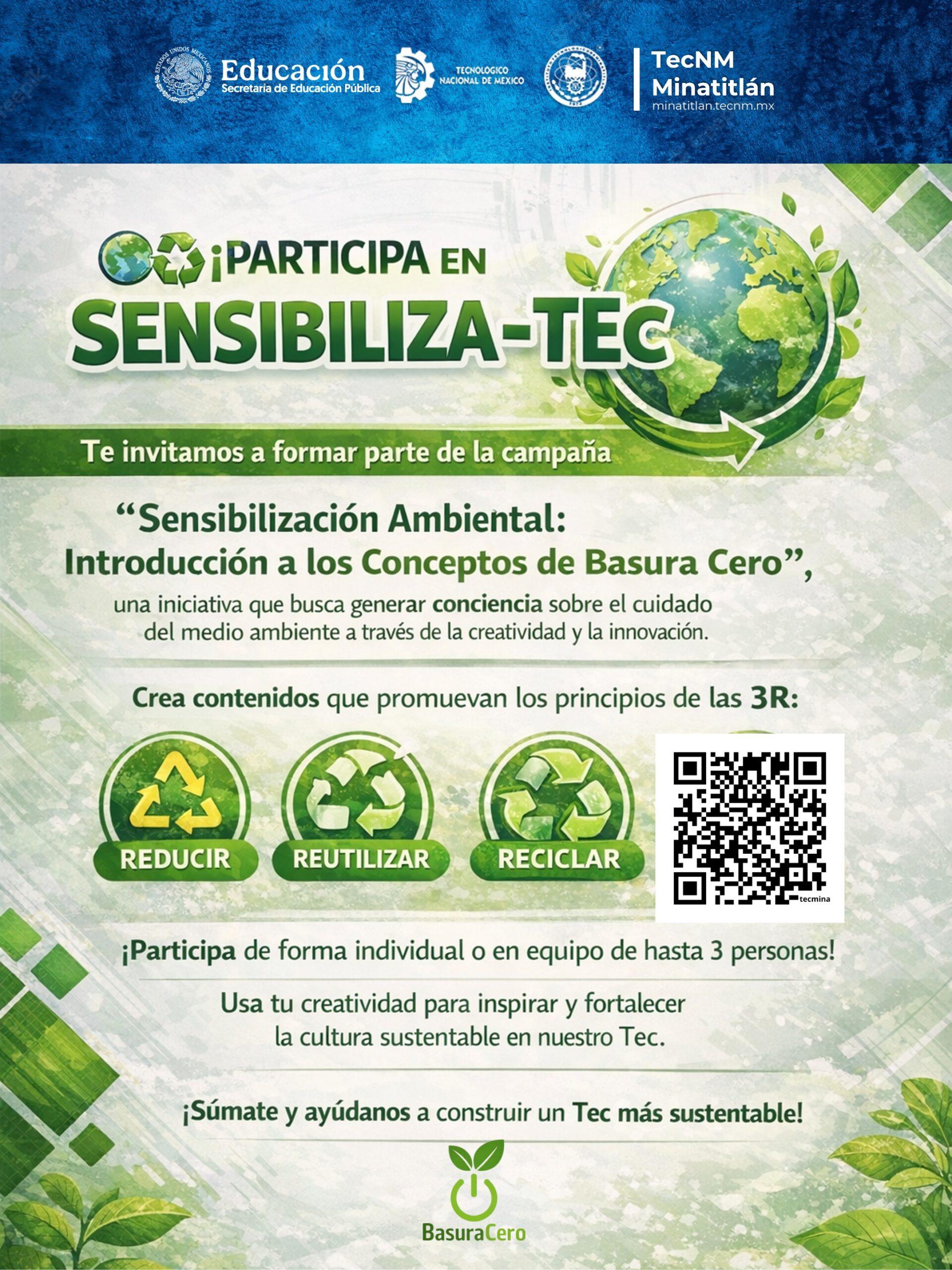 ¡PARTICIPA EN SENSIBILIZA-TEC!