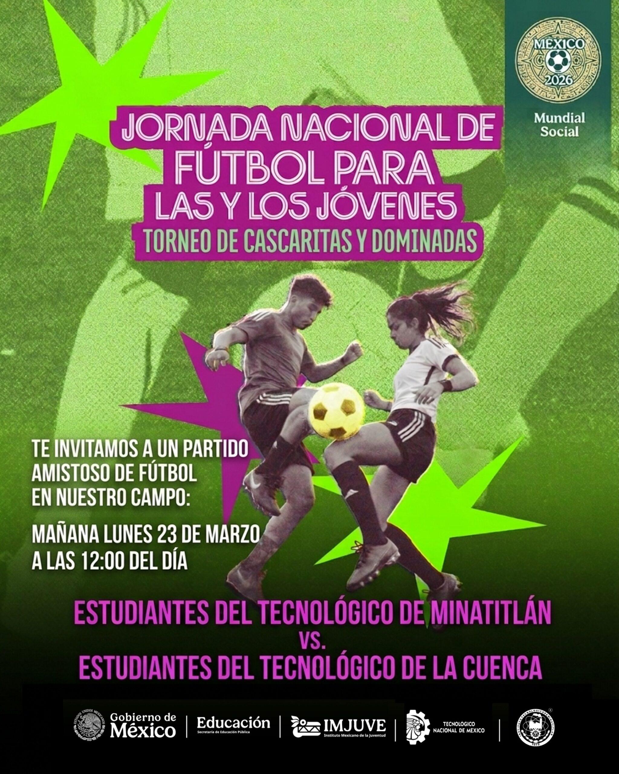 PARTIDO AMISTOSO DE FÚTBOL TECMINA VS. TEC LA CUENCA