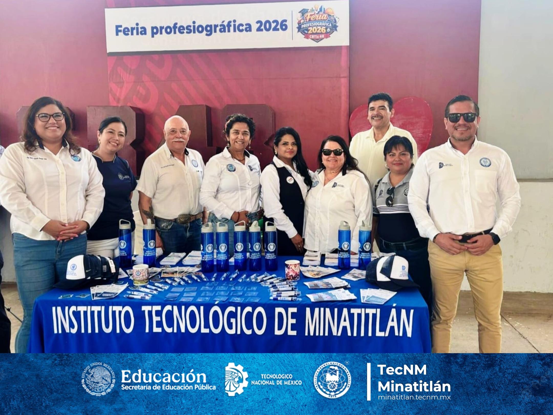 INSTITUTO TECNOLÓGICO DE MINATITLÁN PARTICIPA EXITOSAMENTE EN FERIA PROFESIOGRÁFICA 2026 EN ACAYUCAN, VERACRUZ