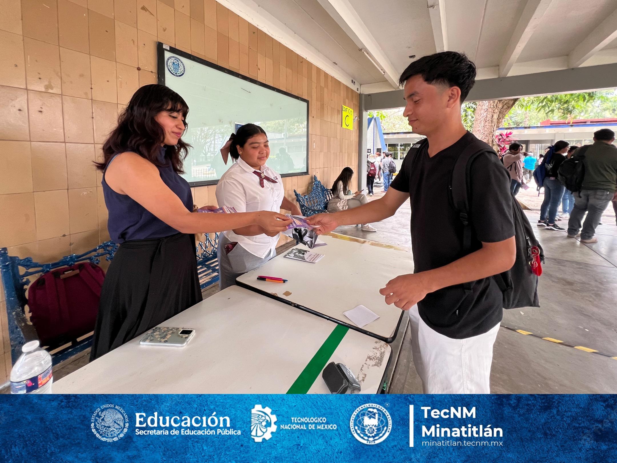 INSTITUTO TECNOLÓGICO DE MINATITLÁN PROMUEVE REDES DE APOYO A TRAVÉS DE MÓDULOS INFORMATIVOS DEL PROGRAMA “TEC INFÓRMATE”