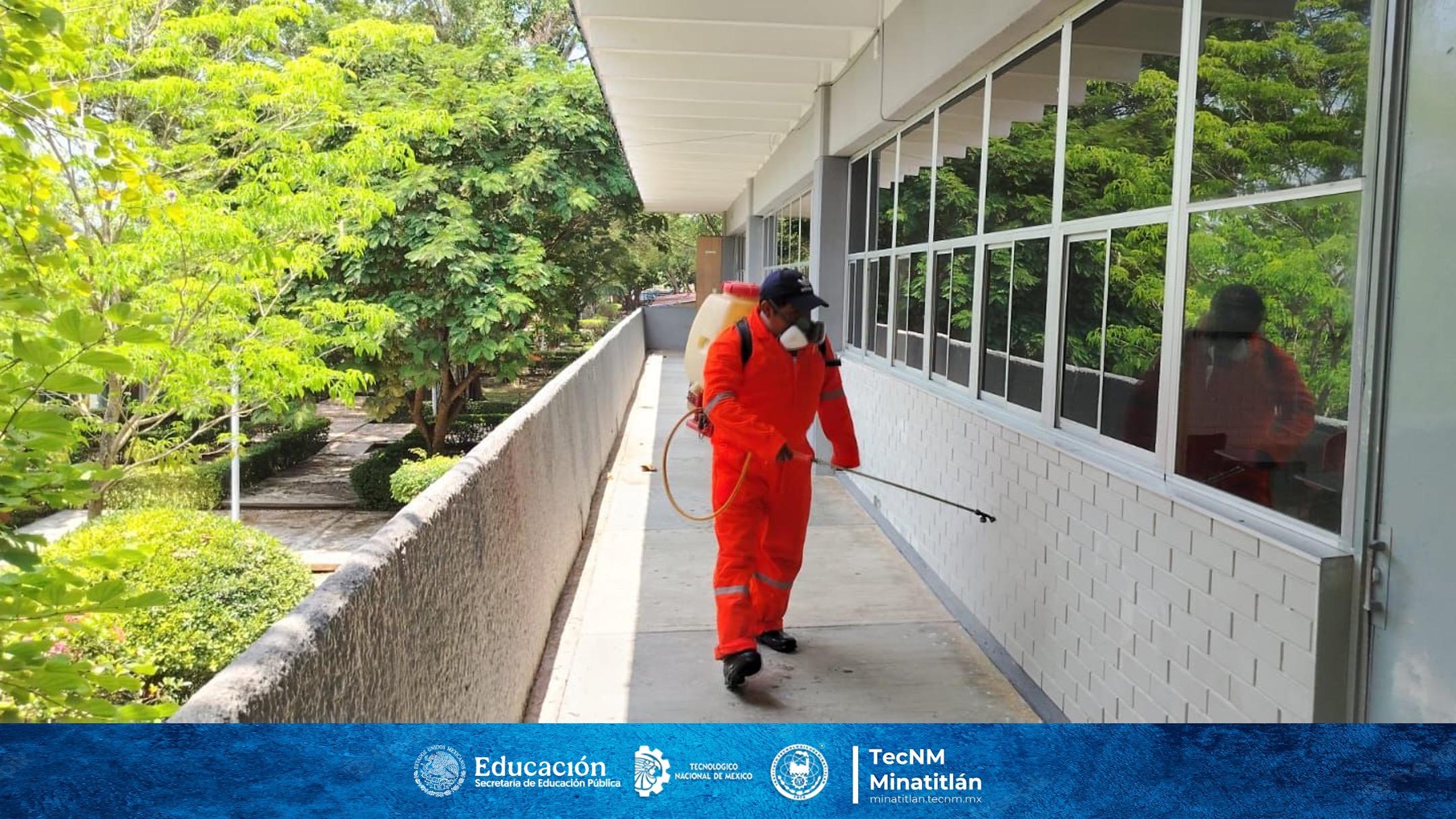 EL INSTITUTO TECNOLÓGICO DE MINATITLÁN FORTALECE ACCIONES DE MANTENIMIENTO Y SANEAMIENTO PREVIO AL REINICIO DE ACTIVIDADES ACADÉMICAS