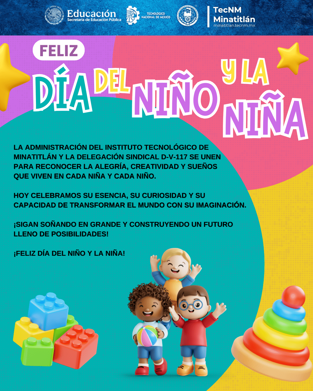 ¡FELIZ DÍA DEL NIÑO Y DE LA NIÑA!