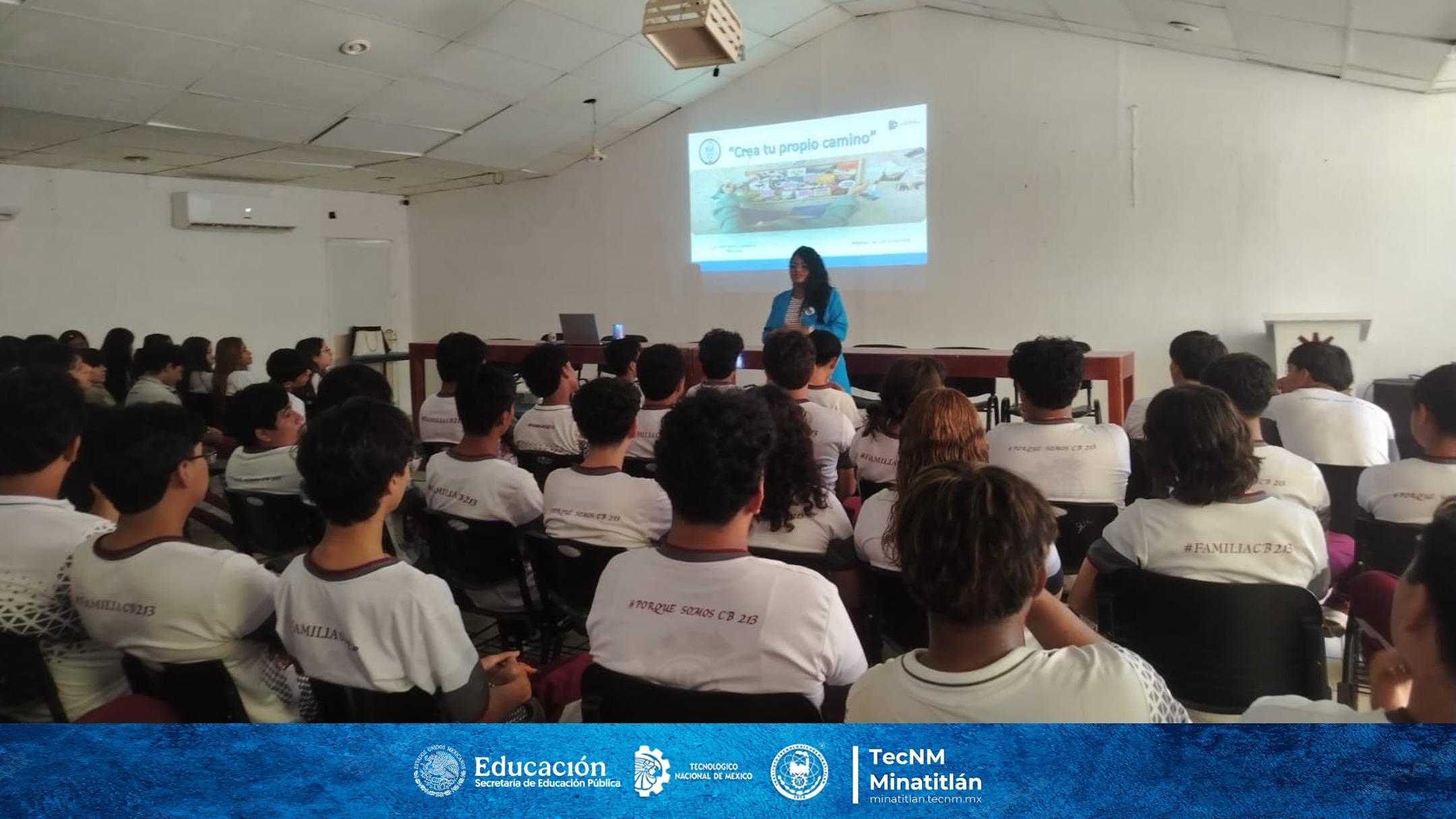 INSTITUTO TECNOLÓGICO DE MINATITLÁN PARTICIPA EN LA SEMANA NACIONAL DE VINCULACIÓN DEL CBTIS 213