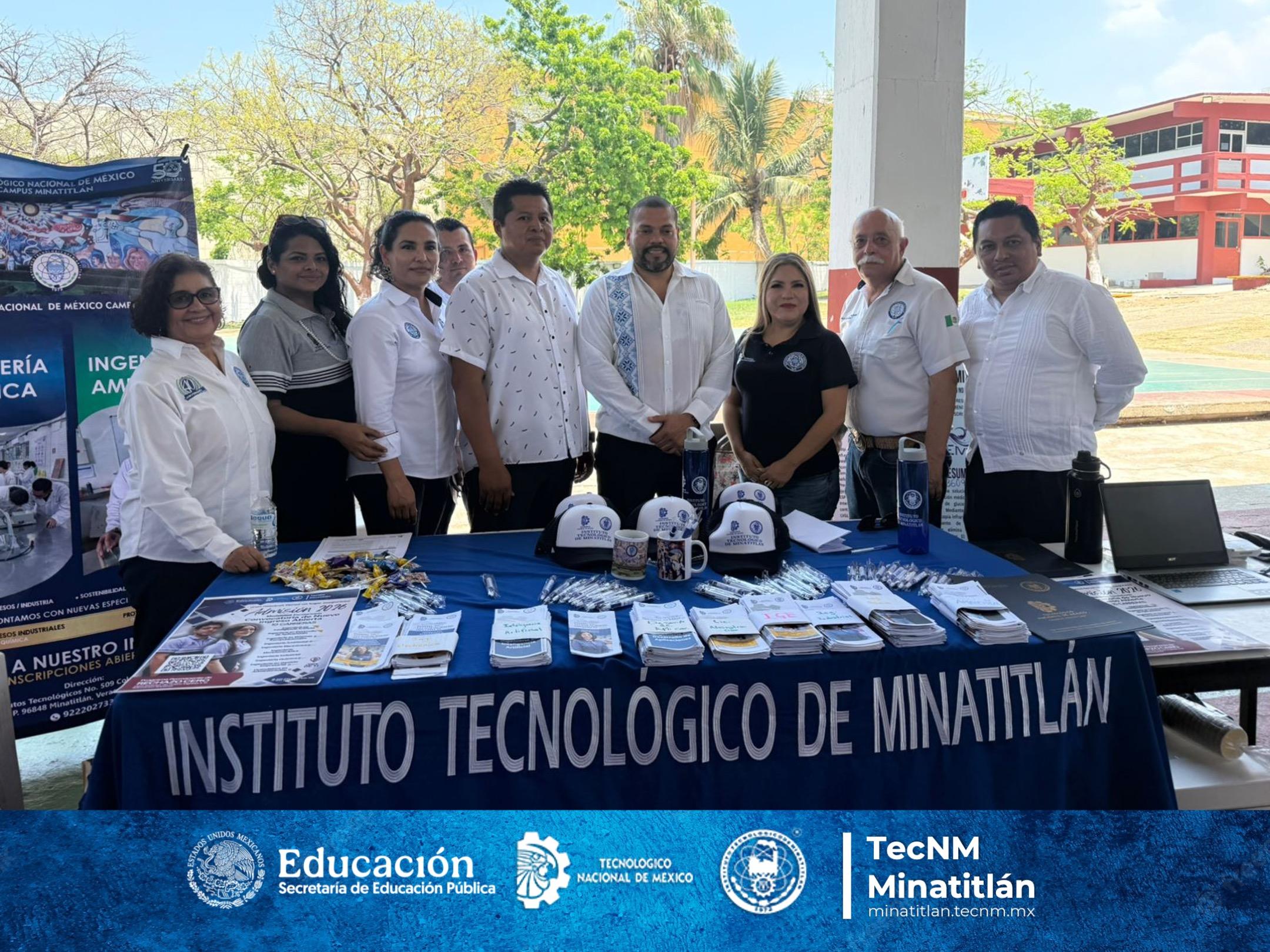 INSTITUTO TECNOLÓGICO DE MINATITLÁN PARTICIPA EN FERIA PROFESIOGRÁFICA EN COATZACOALCOS