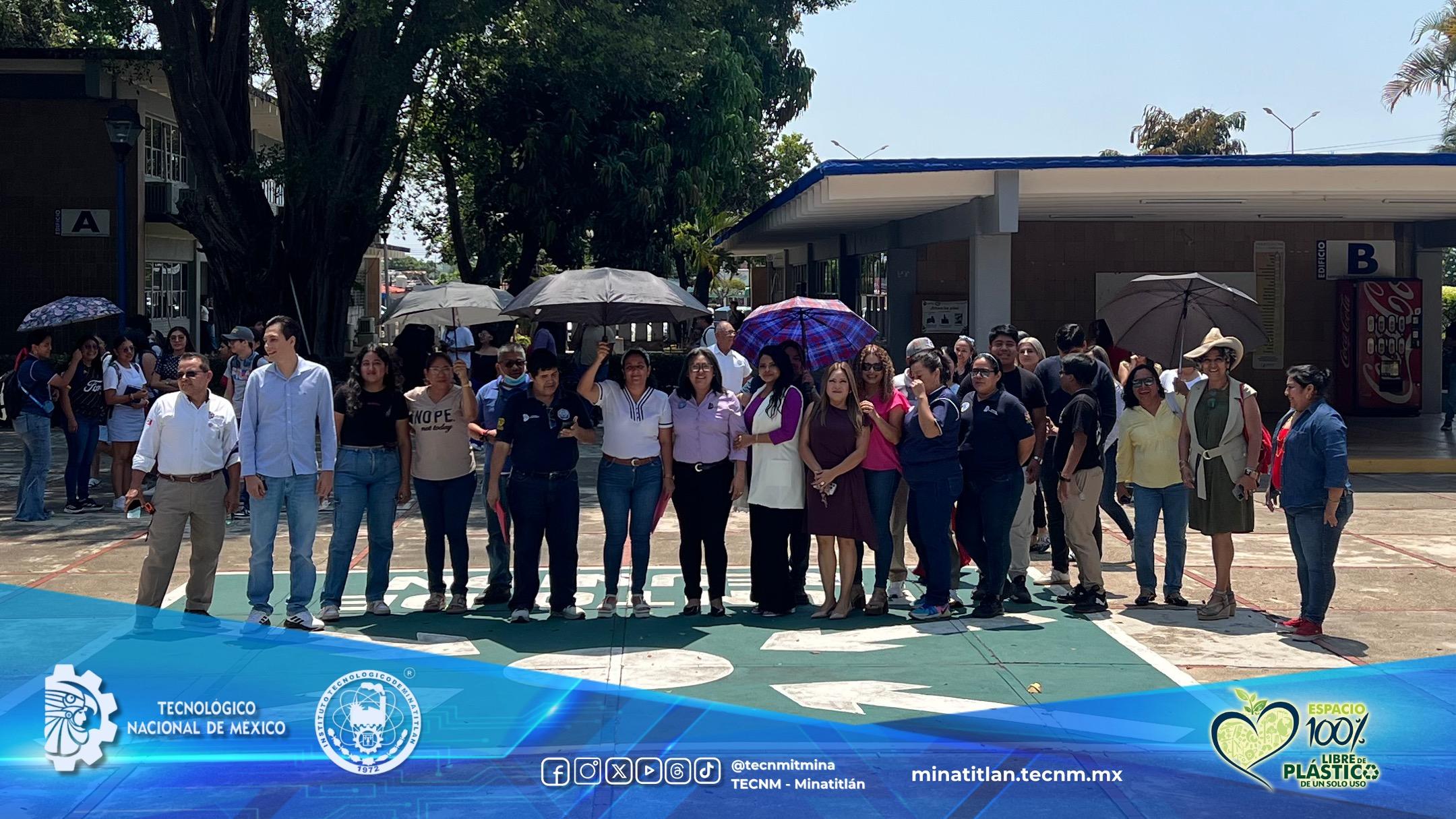 TECNOLÓGICO DE MINATITLÁN PARTICIPA EN EL PRIMER SIMULACRO NACIONAL 2026, FORTALECIENDO LA CULTURA DE LA PREVENCIÓN