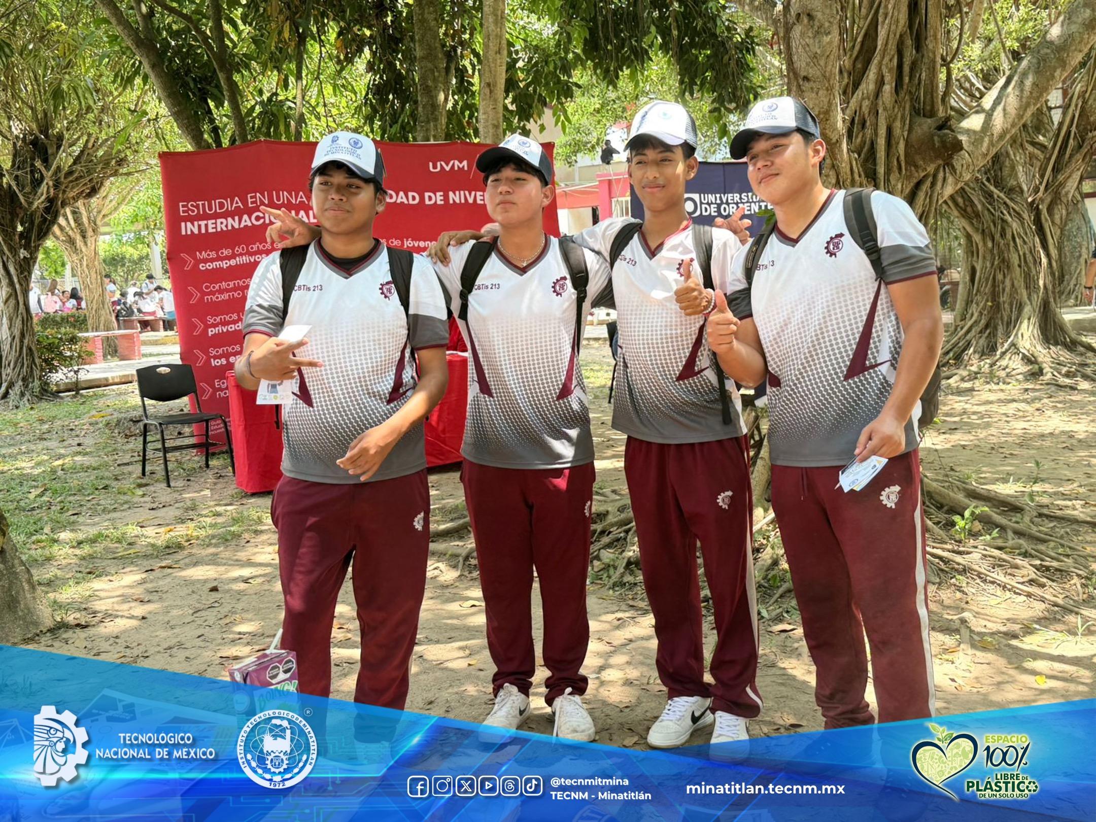 INSTITUTO TECNOLÓGICO DE MINATITLÁN FORTALECE PROMOCIÓN EDUCATIVA EN FERIA PROFESIOGRÁFICA DEL CBTIS NO. 213