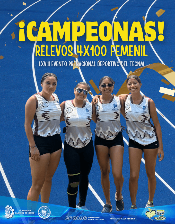 ¡EQUIPO FEMENIL EN RELEVOS 4 POR 100 OBTIENE SU PASE AL EVENTO NACIONAL!