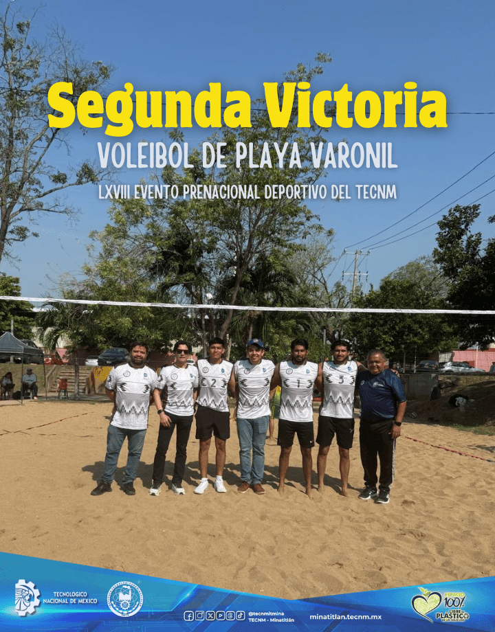 ¡SEGUNDA VICTORIA PARA NUESTRO REPRESENTATIVO DE VOLEIBOL DE PLAYA VARONIL! 