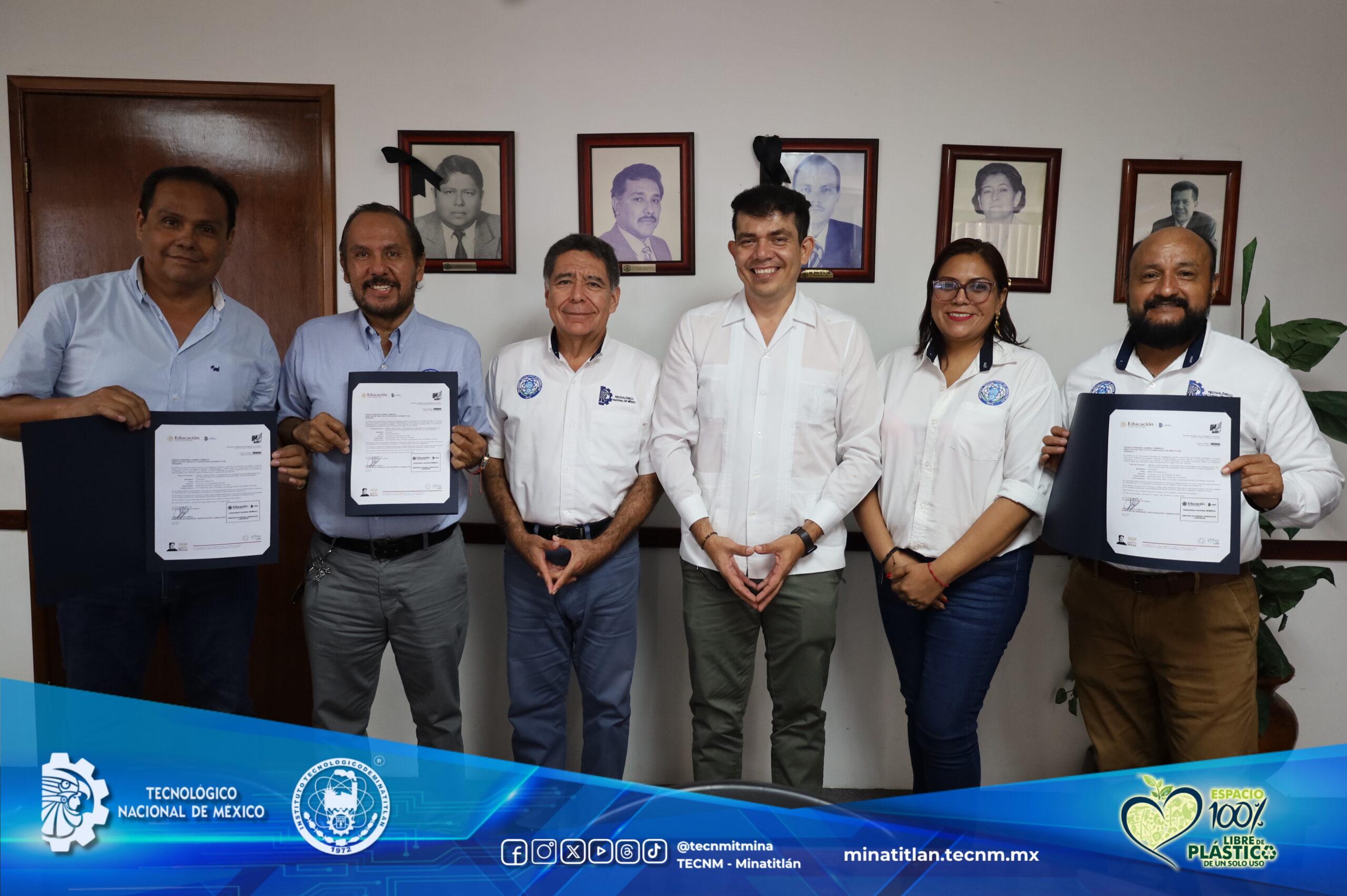 TECNOLÓGICO DE MINATITLÁN FORTALECE LA INVESTIGACIÓN Y LA INNOVACIÓN CON NUEVO PROYECTO REGISTRADO ANTE EL TECNM