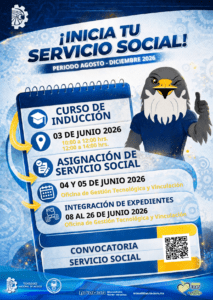 ¡ATENCIÓN, ESTUDIANTES PRÓXIMOS A REALIZAR SU SERVICIO SOCIAL!