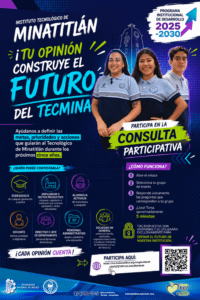 ¡TU VOZ ES IMPORTANTE PARA EL TEC DE MINA!