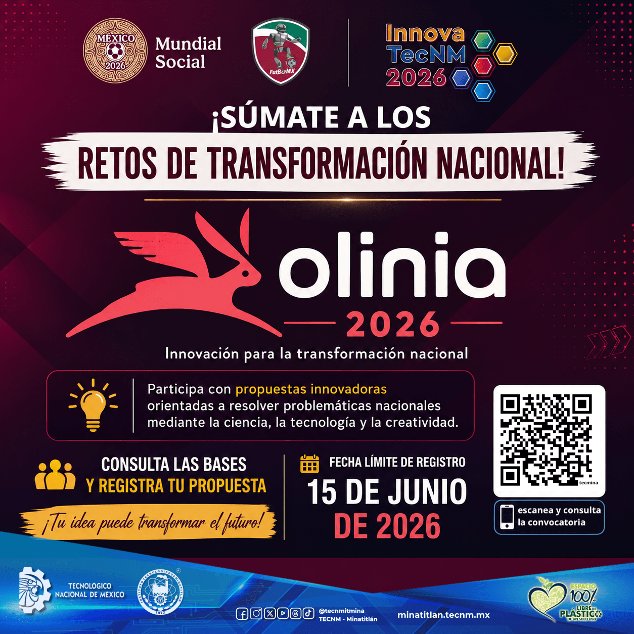 PARTICIPA EN LOS RETOS DE TRANSFORMACIÓN NACIONAL OLINIA