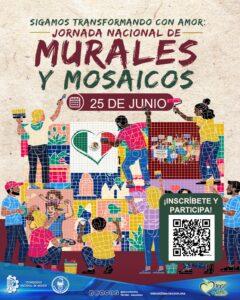 PARTICIPA EN LA JORNADA NACIONAL “MURALES Y MOSAICOS POR EL AMOR Y LA LIBERTAD”