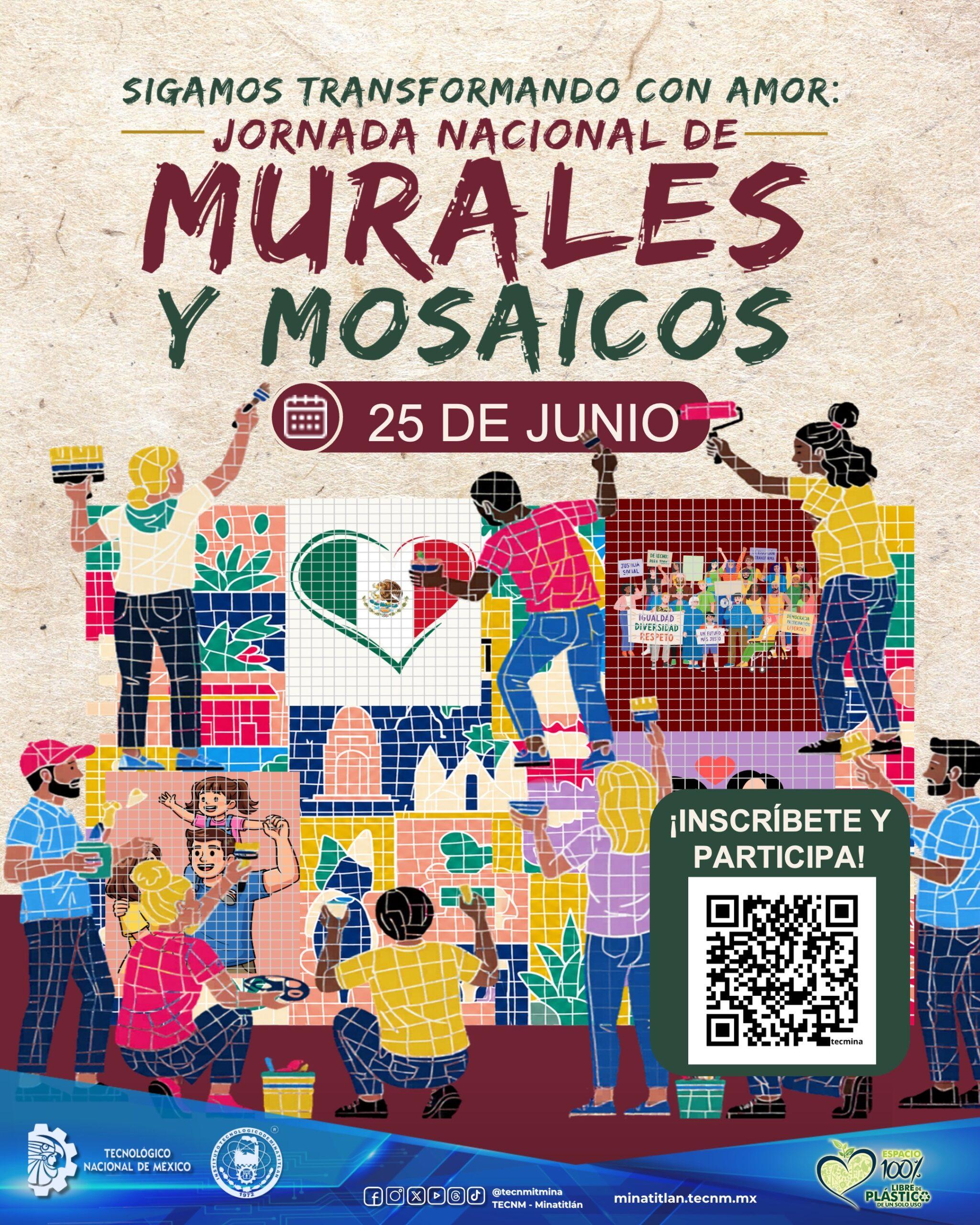 PARTICIPA EN LA JORNADA NACIONAL “MURALES Y MOSAICOS POR EL AMOR Y LA LIBERTAD”