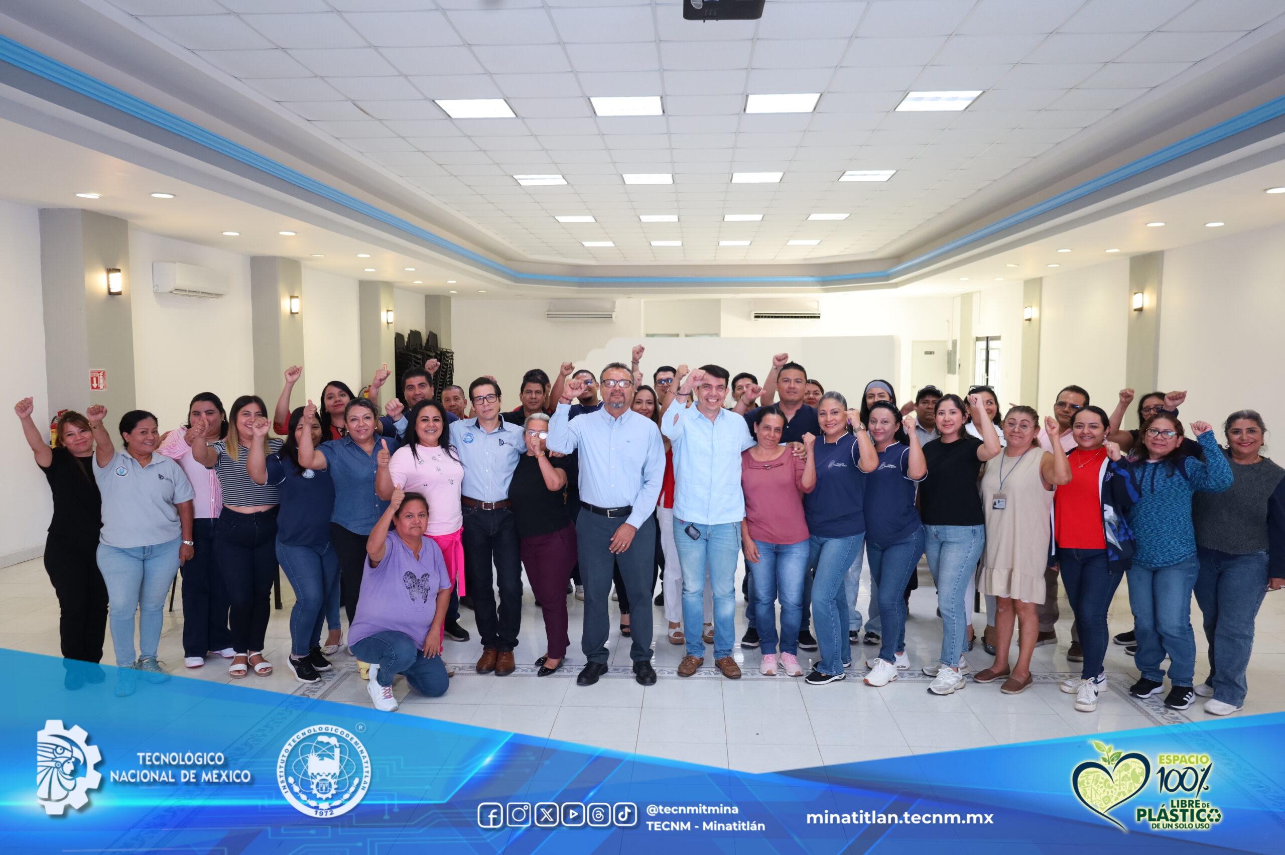 INSTITUTO TECNOLÓGICO DE MINATITLÁN FORTALECE EL DESARROLLO HUMANO DE SU PERSONAL NO DOCENTE A TRAVÉS DEL CURSO “MOTIVACIÓN LABORAL”