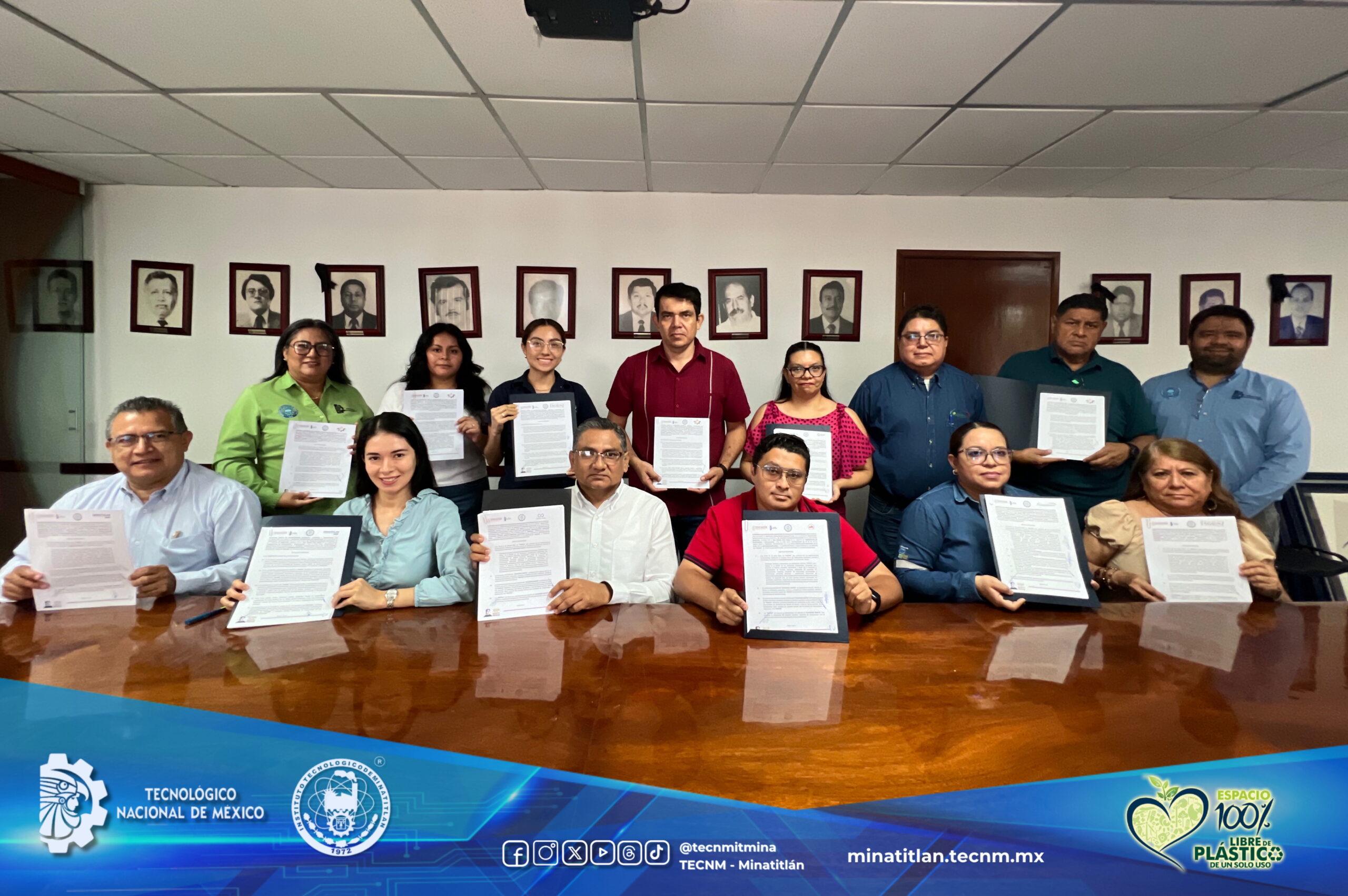 TECNOLÓGICO DE MINATITLÁN CONSOLIDA ALIANZAS ESTRATÉGICAS MEDIANTE IMPORTANTE FIRMAS DE CONVENIOS DE COLABORACIÓN