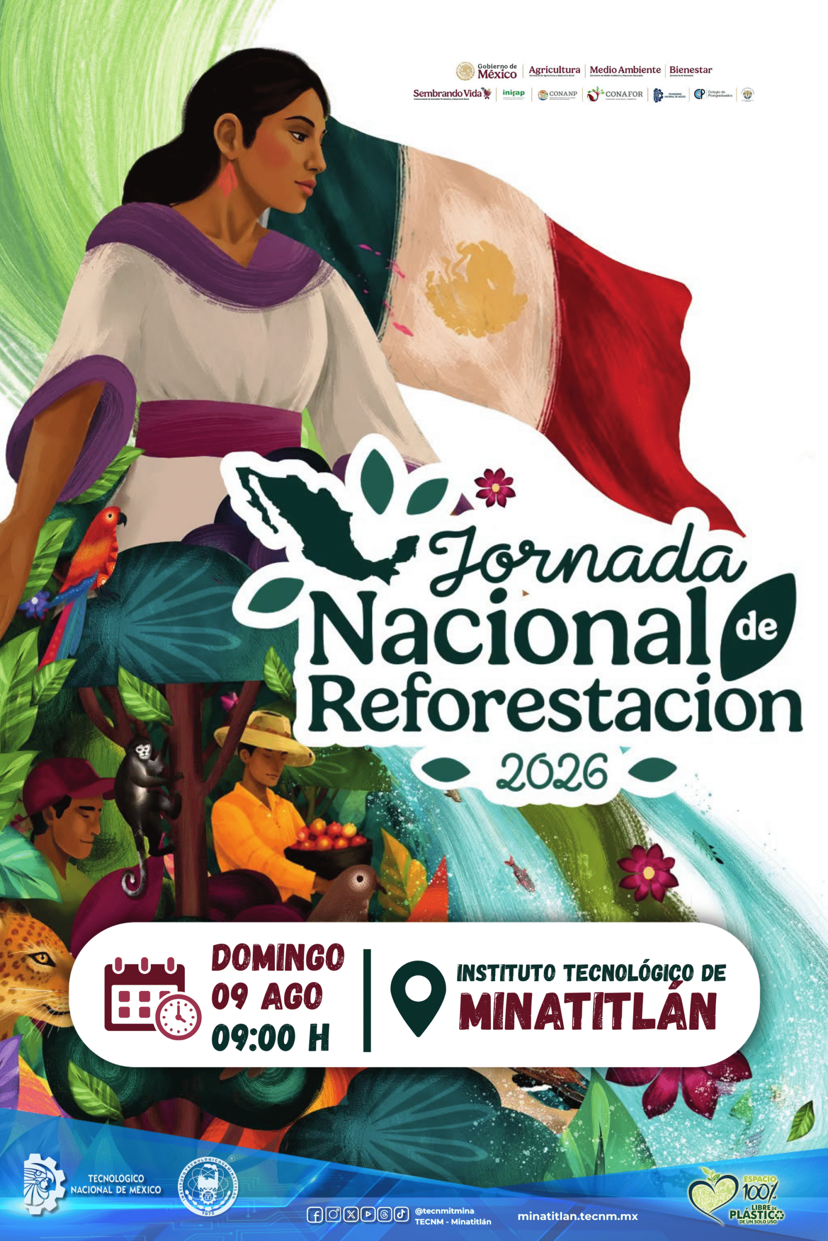 JORNADA DE REFORESTACIÓN EN EL TECMINA