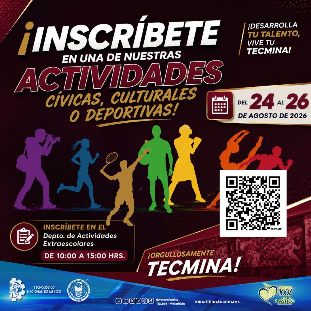 INSCRIPCIONES ACTIVIDADES EXTRAESCOLARES (PERIODO AGOSTO-DICIEMBRE 2026)