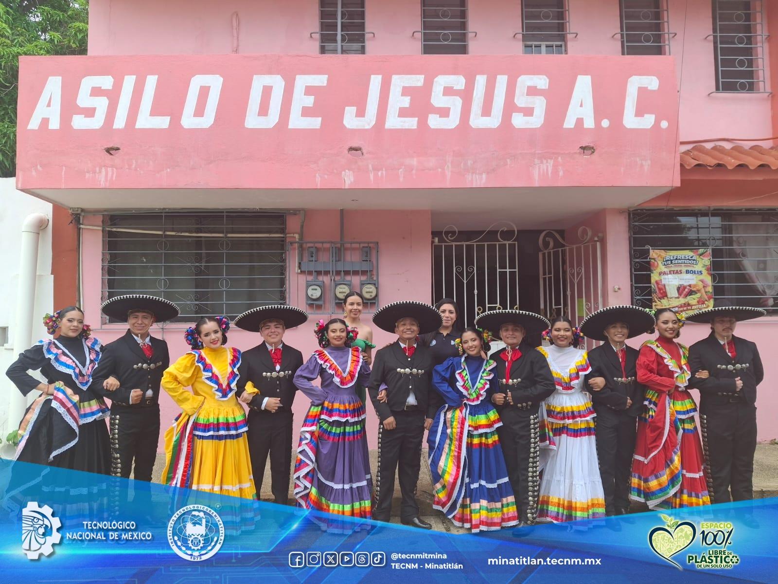 LA DANZA DEL TECNOLÓGICO DE MINATITLÁN LLEVA ALEGRÍA, TRADICIÓN Y SENTIDO HUMANO AL ASILO DE JESÚS, A.C.