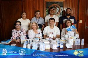 CRUZ ROJA DE MINATITLÁN Y TECNOLÓGICO DE MINATITLÁN FORTALECEN VÍNCULOS DE SOLIDARIDAD CON IMPORTANTE DONACIÓN DE MEDICAMENTOS