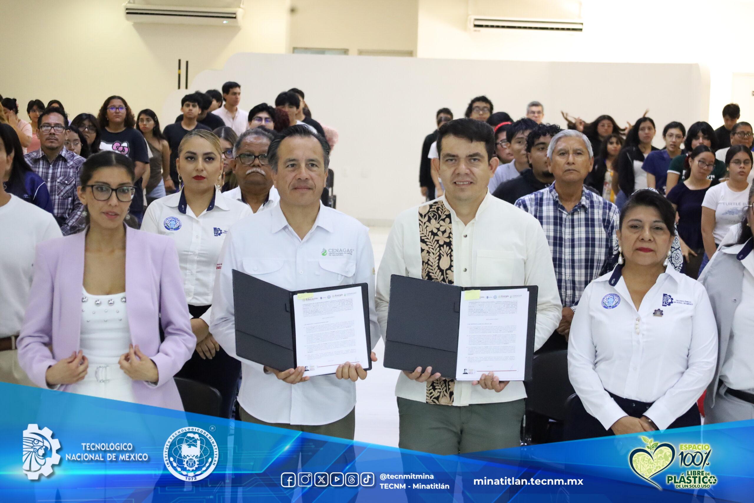 FIRMAN CENAGAS E INSTITUTO TECNOLÓGICO DE MINATITLÁN CONVENIO DE COLABORACIÓN PARA IMPULSAR FORMACIÓN INTEGRAL DE ESTUDIANTES