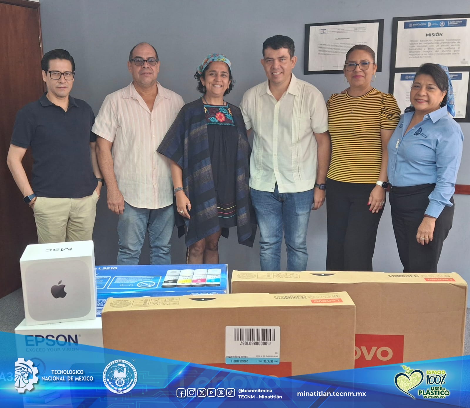 INSTITUTO TECNOLÓGICO DE MINATITLÁN FORTALECE LA LABOR DOCENTE CON LA ENTREGA DE EQUIPAMIENTO A PROFESORES CON PERFIL DESEABLE PRODEP 2025
