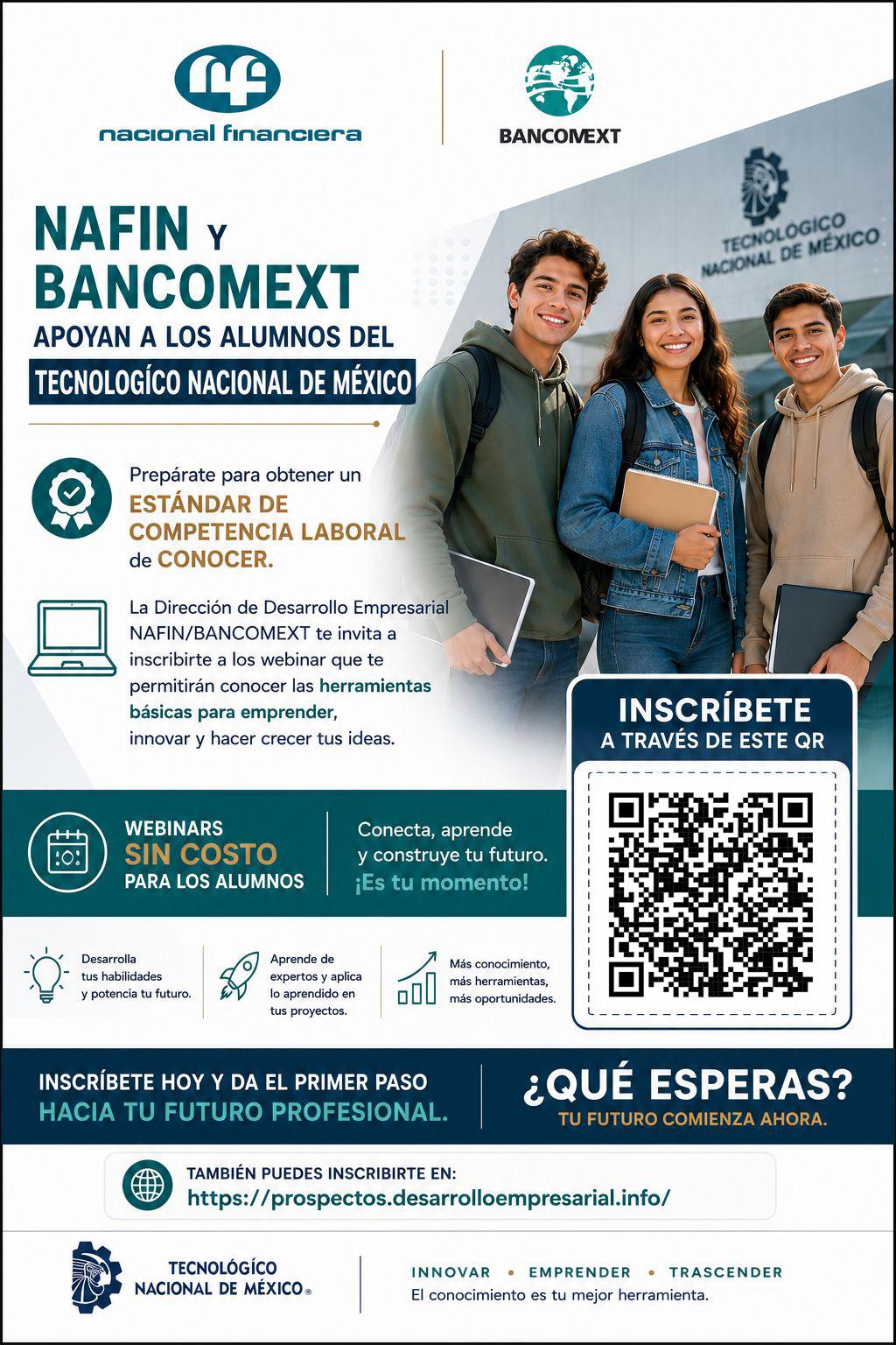 WEBINARS GRATUITOS PARA ESTUDIANTES DEL TECNM