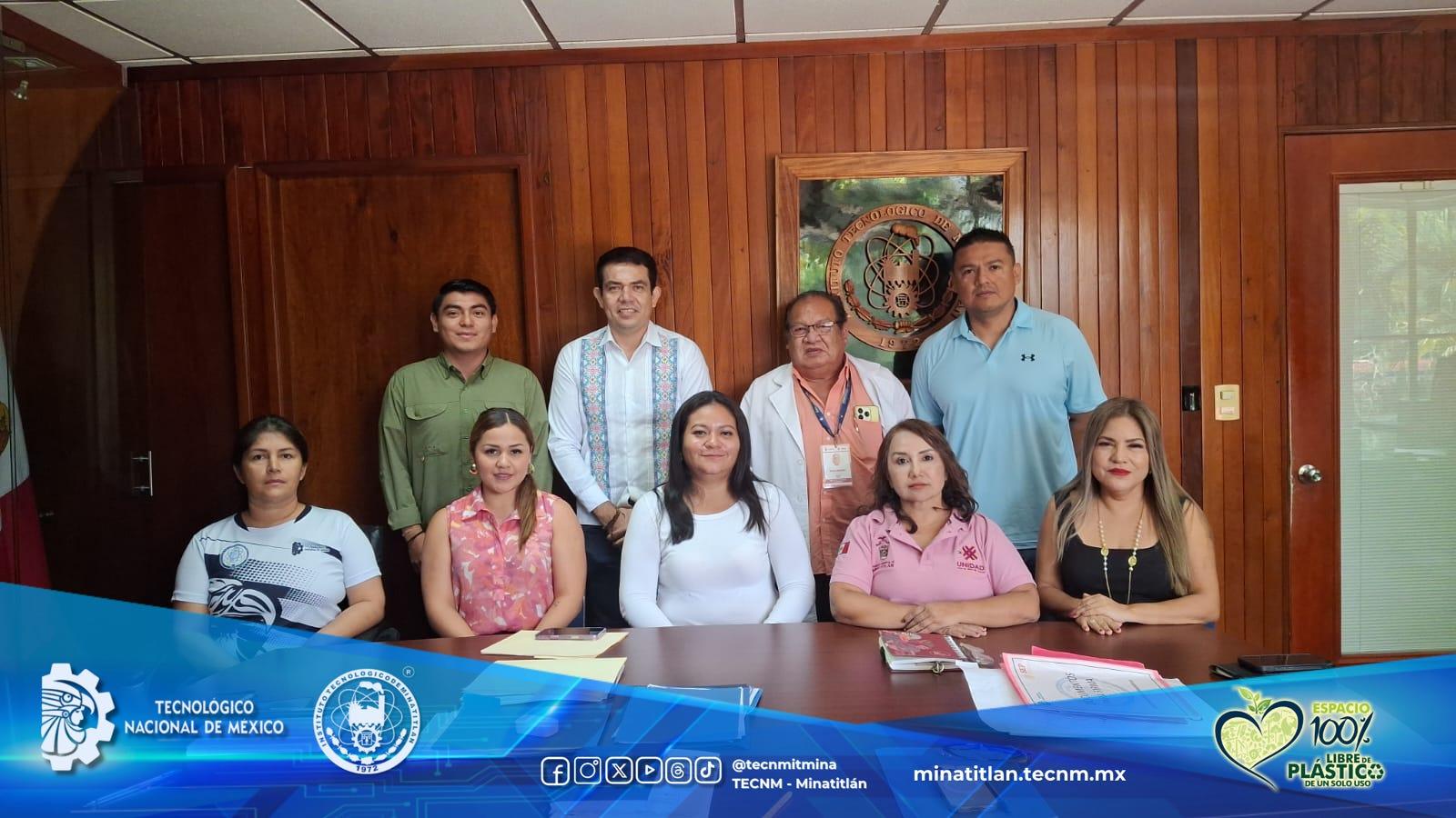 TECNOLÓGICO DE MINATITLÁN FORTALECE COORDINACIÓN CON AUTORIDADES DE SALUD PARA LA PRÓXIMA FERIA DE LA SALUD
