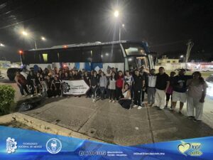 DELEGACIÓN DEL TECMINA PARTE RUMBO AL LXVIII EVENTO NACIONAL DEPORTIVO DEL TECNM