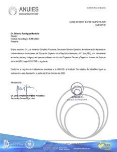 EL INSTITUTO TECNOLÓGICO DE MINATITLÁN RECUPERA SU AFILIACIÓN A LA ANUIES, UN LOGRO ESTRATÉGICO DE LA ACTUAL ADMINISTRACIÓN