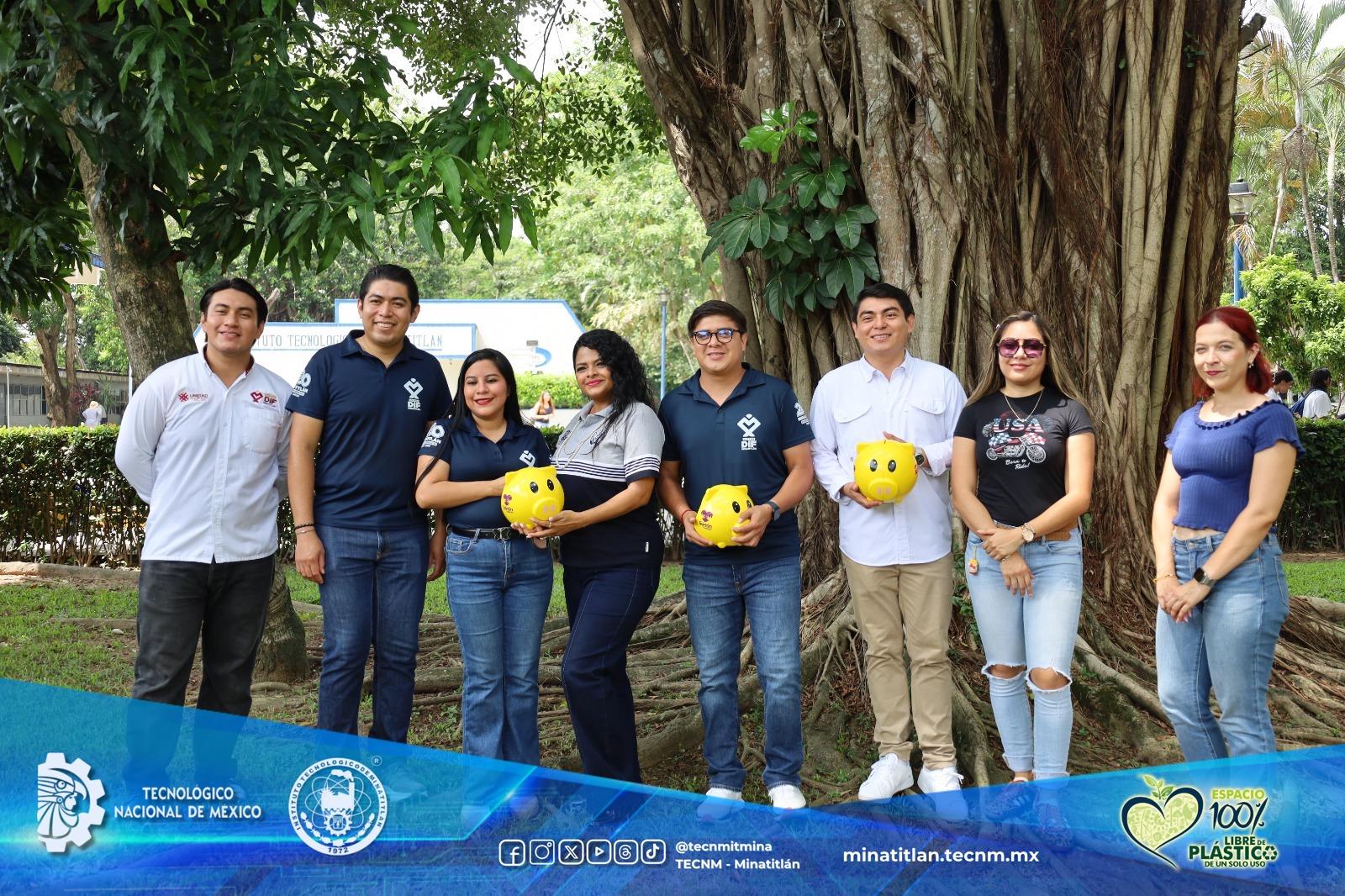 TECMINA SE UNE A LA CAUSA TELETÓN, NUESTRA COMUNIDAD TECNOLÓGICA RECABA FONDOS PARA EL FUTURO CRIT DE MINATITLÁN