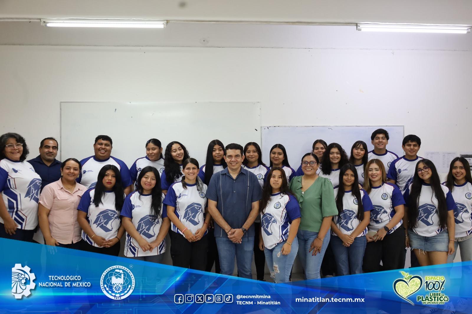 DIRECTOR DEL INSTITUTO TECNOLÓGICO DE MINATITLÁN IMPULSA LA IDENTIDAD Y EL SENTIDO DE PERTENENCIA DE FUTUROS INGENIEROS EN GESTIÓN EMPRESARIAL